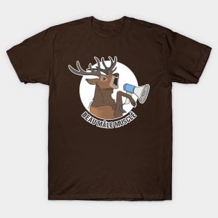 Beau Mâle Musclé - FR - Cerf Élaphe T-Shirt